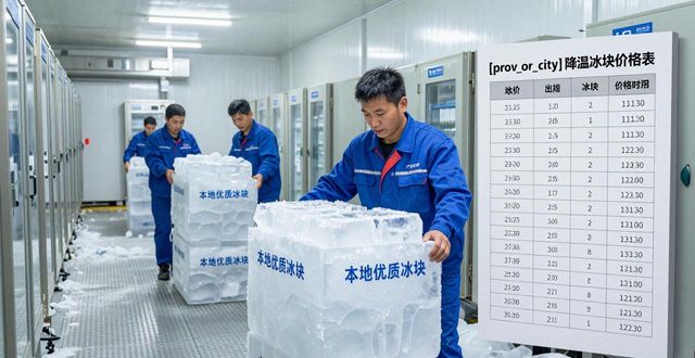 广州荔湾区降温冰块多少钱一吨？本地制冰厂报价来了