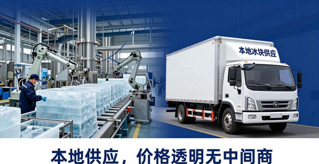 工业冰块选广州荔湾区本地供应,价格透明无中间商